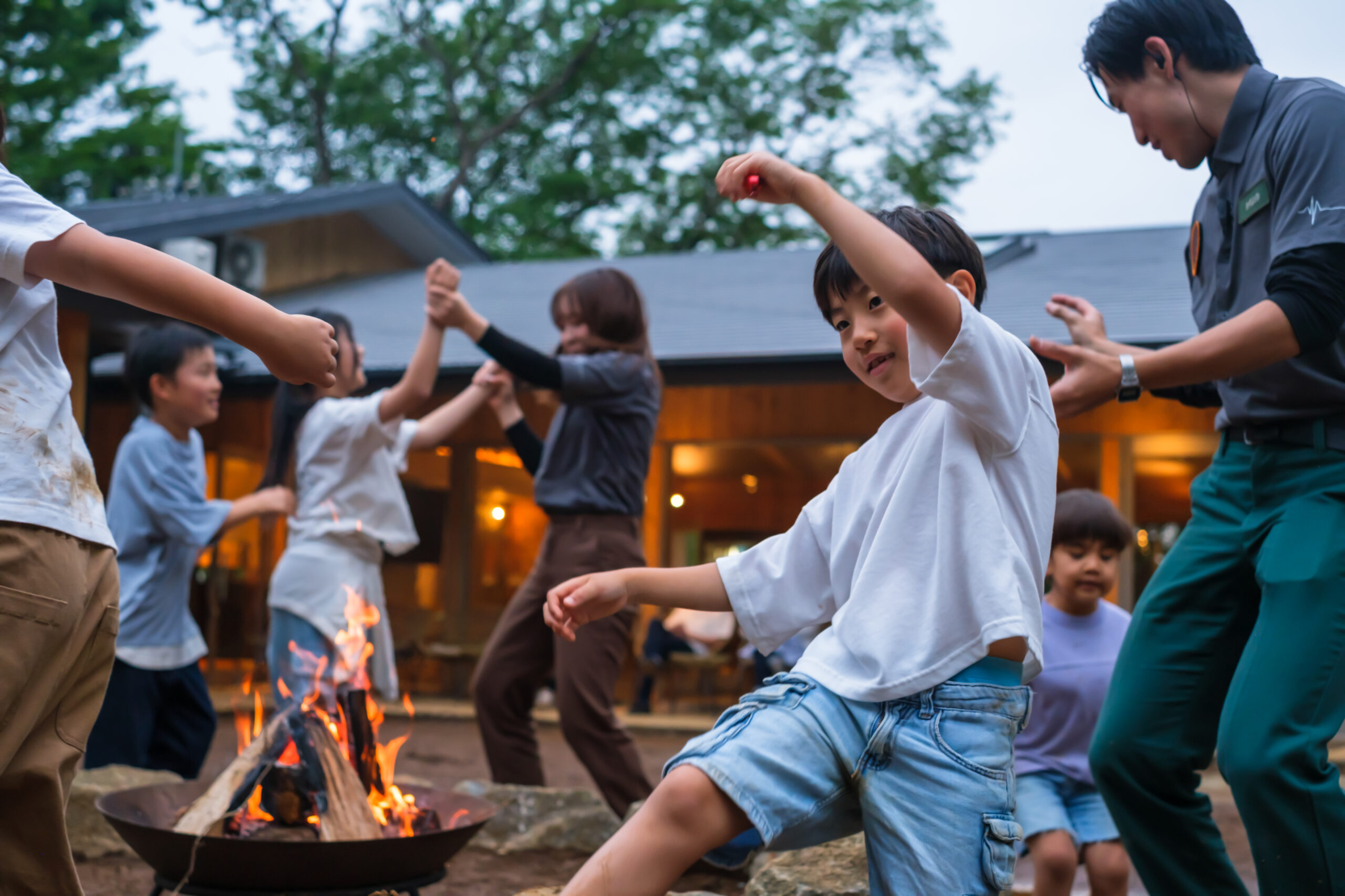 夜まで続く非日常体験